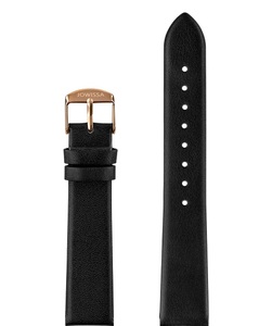 Jowissa, Jowissa Mattes Leder Uhrband E3.1442.L Schwarz / Rosa, Mattes Leder Uhrband E3.1442.L
