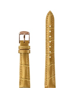 Jowissa, Jowissa Perlkroko Leder Uhrband E3.1462.M Braun / Rosa, Leder Uhrband E3.1462.M