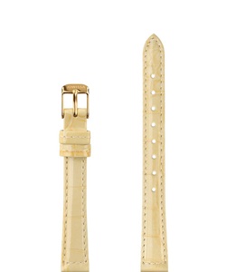 Jowissa, Jowissa Leder Uhrband Glanz Kroko E3.1465.S Braun / Gold, Leder Uhrband Glanz E3.1465.S