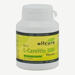 Allcura, allcura L-Carnitin 500, allcura L-Carnitin 500 Kapseln