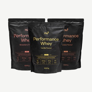 nu3, nu3 Performance Whey Protein Trio, 