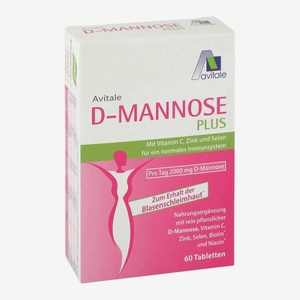 Avitale, Avitale D-Mannose Plus Tabletten 60 Tabletten, 
