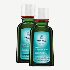 Weleda, Weleda Haaröl Intensiv Pflegend 2 x 50 ml, 