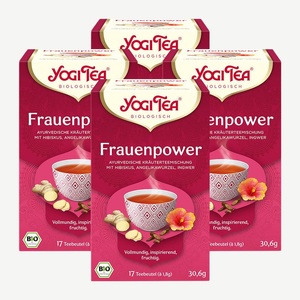 Yogi Tea, Yogi Tea Bio Frauen Power 4 x 17 Beutel, 
