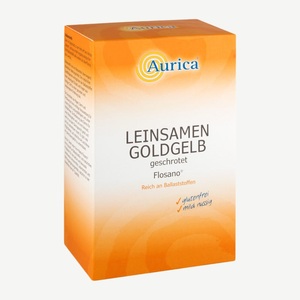 Aurica, Aurica Leinsamen goldgelb geschrotet 500 g, 