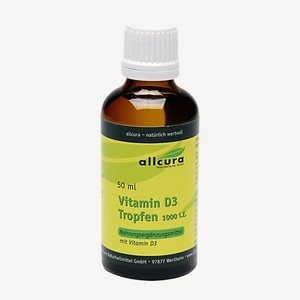Allcura, allcura Vitamin D3 Tropfen 1000 i.E., 