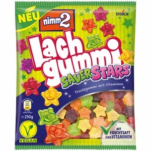 Nimm2, nimm2 Lachgummi SauerStars 250g, nimm2 Lachgummi SauerStars 250g