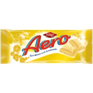 Trumpf, Trumpf Aero weisse Luft Schokolade, 100g, Trumpf Aero Weiß 100g Weiße Luftschokolade