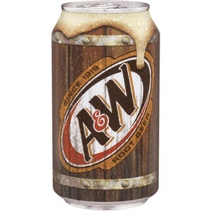 A&W, A&W Root Beer, 355ml, A&W USA Root Beer 355ml