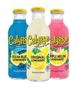 Calypso, Calypso Lemonades diverse Sorten, 473ml, Calypso Kiwi Lemonade Glasflasche 473ml