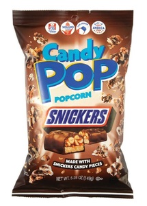 Candy Pop, Snickers, Candy Pop Snickers Popcorn 149g, Candy Pop Snickers Popcorn 149g