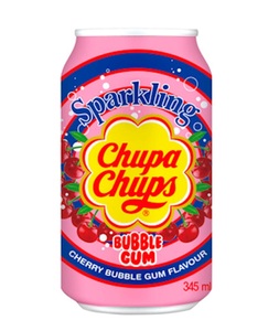 Chupa Chups, Chupa Chups Drink Bubble Gum 345ml, Chupa Chups Cherry Bubble Gum 345ml
