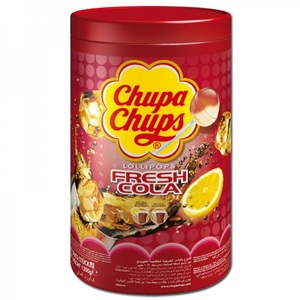 Chupa Chups, Chupa Chups Lollipop diverse Sorten, 100 Stück, Chupa Chups Lutscher 114691 100 Stück à 12 g