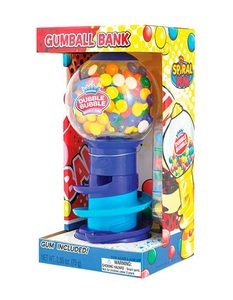 DUBBLE BUBBLE, Dubble Bubble Kaugummiautomat, 253g, Dubble Bubble Gumball Bank Spiral