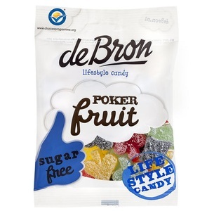 De bron, De Bron Poker Fruit sugar free, 90g, de Bron Pokerfruit Sugarfree 90g