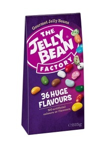 The Jelly Bean Factory, The Jelly Bean Factory 36 Huge Flavours 225g, The Jelly Bean Factory 36 Huge Flavours 225g