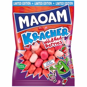 HARIBO, Maoam Kracher Wild Red Berries 200g