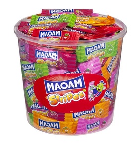 HARIBO, Haribo Maoam Stripes, 150 Stück, Maoam Stripes 150er