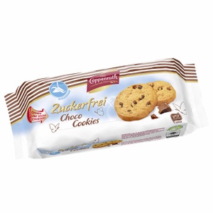 Coppenrath, Coppenrath Choco Cookies ohne Zucker 200g, Coppenrath Choco Cookies zuckerfrei, 200g