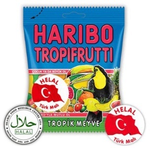 HARIBO, Haribo Tropifrutti Halal, 100g, Haribo Tropifrutti Halal, 100g
