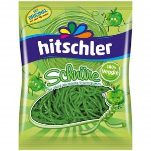 Hitschler, Hitschler Schnüre diverse Sorten, 125g, hitschies Schnüre Apfel 125g