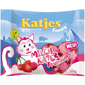 Katjes, Katjes Family Milchkater Fruitshake, 300g, Katjes Family Milchkater Fruitshake 250g