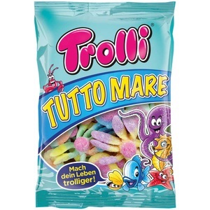 undefined, Trolli Tutto Mare 175g Gezuckerte saure Fruchtgummi Meerestiere, Trolli Tutto Mare 175g Gezuckerte saure Meerestiere