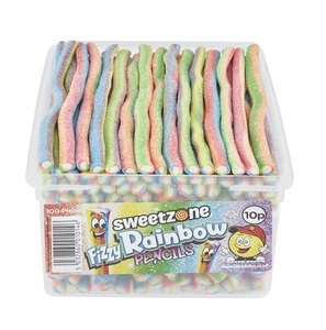 Sweetzone, Sweetzone Rainbow Pencils sauer, 100 Stück, 