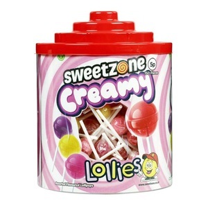 Sweetzone, Sweetzone Creamy Lollies, 150 Stück, 