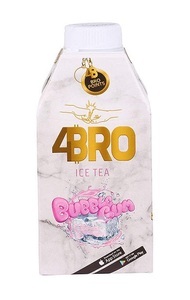 undefined, 4Bro Ice Tea Bubble Gum 0.5L, 4Bro Ice Tea Bubble Gum 500ml
