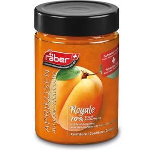 Räber, Aprikosen «Royale» Konfitüre - 390g