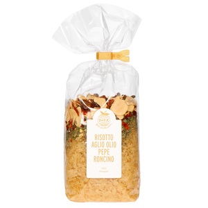 Selected Fine Food, Risotto Aglio Olio e Peperoncino - 430g, Risotto Aglio Olio e Peperoncino - 430g