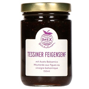 Selected Fine Food, Roter Tessiner Feigensenf - 150ml, Roter Tessiner Feigensenf - 150ml