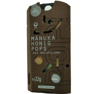 Honig-Zangger, Manuka Honig Pops Kaffee MG100+ - 22g, Manuka Honig Pops Kaffee MG100+ - 22g