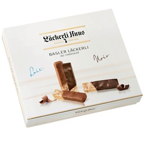 Läckerli-Huus, Basler Läckerli au chocolat noir-lait - 200g, Basler Läckerli au chocolat noir-lait - 200g