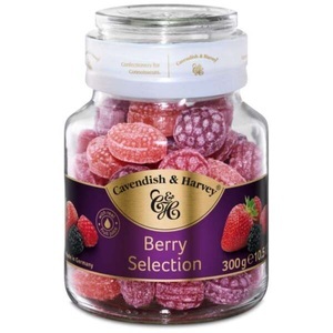Cavendish & Harvey, Cavendish & Harvey Berry Selection Glas 300g, Berry Selection Glas - 300g