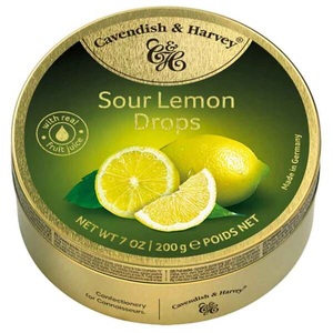 undefined, Cavendish & Harvey Sour Lemon Drops 200g, Sour Lemon Drops - 200g