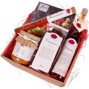 Gourmet Berner, Geschenkkorb Chili, Geschenkkorb 
