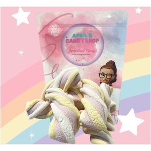 April's Candyshop, April's Freeze Candies Hulahoop Peach 50g, April's Freeze Candies Apple Mellows 50g