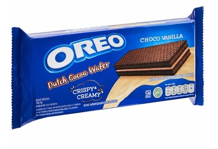 Oreo, Oreo Dutch Cocoa Wafer Choco Vanilla, Oreo Dutch Wafer Choco Vanilla 117g