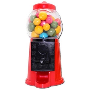 Mini Kaugummi-Automat rot gefüllt mit 35g Packung