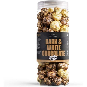 Crazy Popcorn, Crazy Popcorn Dark & White Chcolate 70g, Crazy Popcorn Dark & White Chocolate 70g