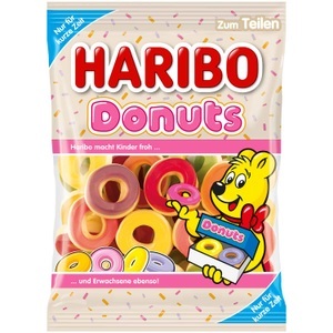 HARIBO, Haribo Donuts 175g, Haribo Donuts 175g Fruchtgummi mit Schaumzucker