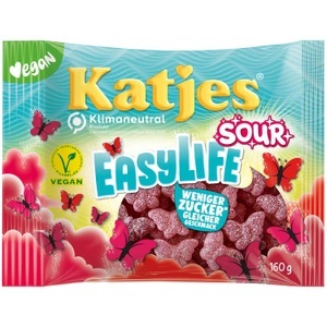 Katjes, Katjes EasyLife Sour 160g Saures Fruchtgummi, Katjes EasyLife Sour 160g