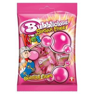 Bubblicious, Kids Bubble Gum Sugar Free 30Stk