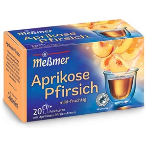 Messmer, Meßmer Aprikose Pfirsich 20er, Meßmer Aprikose Pfirsich 20er
