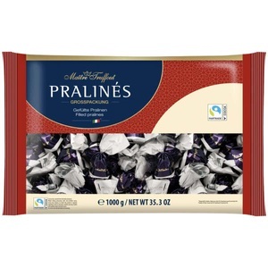 Maître Truffout, Pralinen Grosspackung Milchschokolade Milchcreme & Cerealien 1kg, Pralinen Grosspackung Milchschokolade Milchcreme & Cerealien 1kg