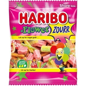 undefined, Haribo Flower Zourr 325g Sauer gezuckertes Fruchtgummi und Fruchtgummi-Konfekt, Haribo Flower Zourr 325g