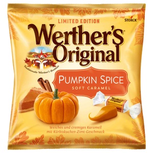 Storck, Werther's, Werthers Original Soft Caramel Pumpkin Spice 180g