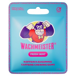 Wachmeister, Wachmeister Gum Koffein Fresh Mint 17.6g
